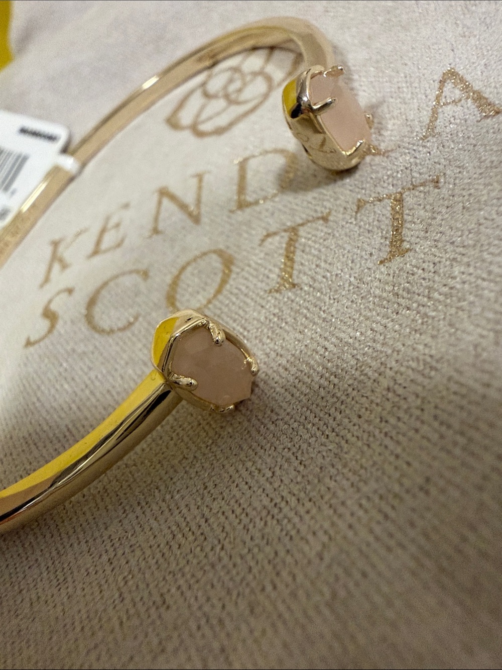 Kendra Scott Emilie Cuff Pale Pink Stones - Picture 3 of 6